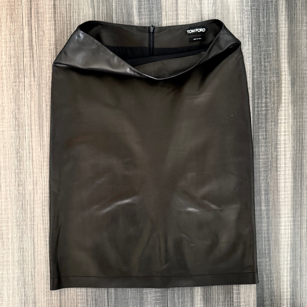 Tom ford leather skirt